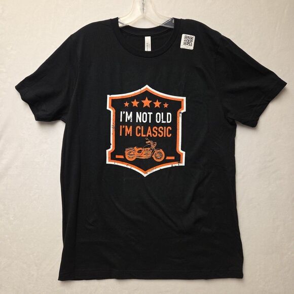 Bella Canvas Other - I'm Not Old I'm Classic Mens Black  T Shirt Motorcycle Motorbike Birthday